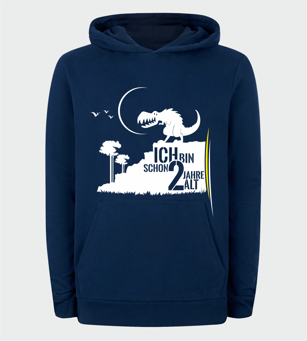 Dino Hoodie Navy 2 Jahre