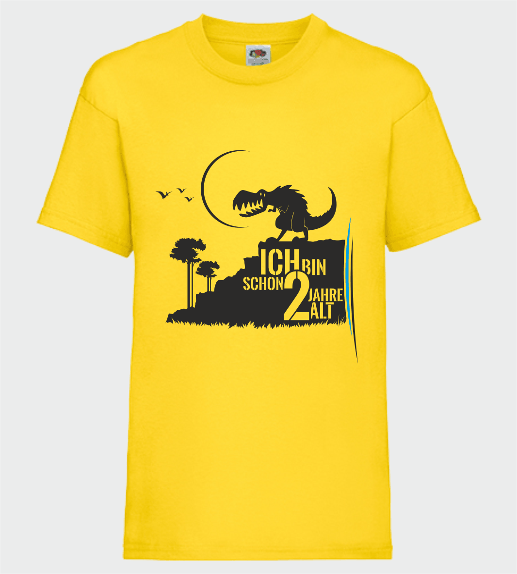 Dino Shirt 2 Jahre Gelb