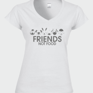 Friends not food Weiß