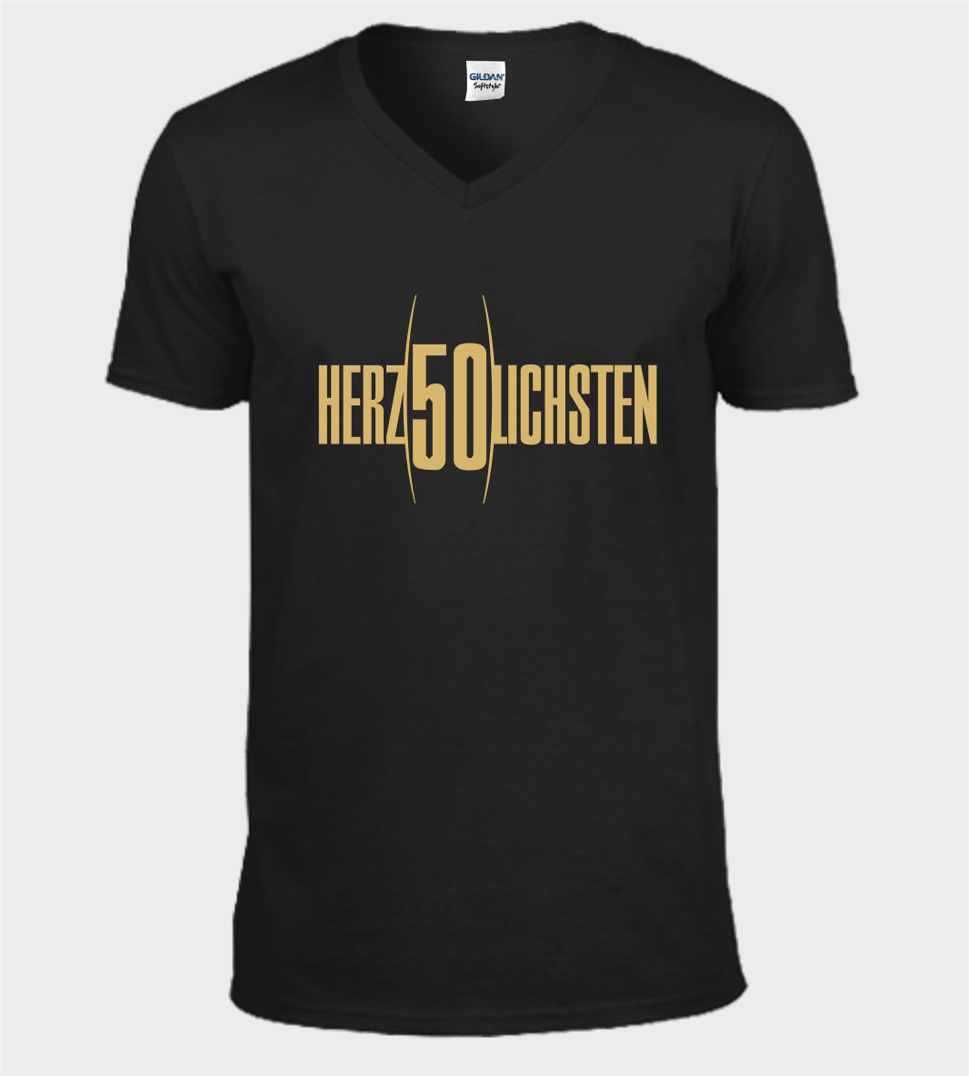 Geburtstagsshirts1 Schwarz Vneck