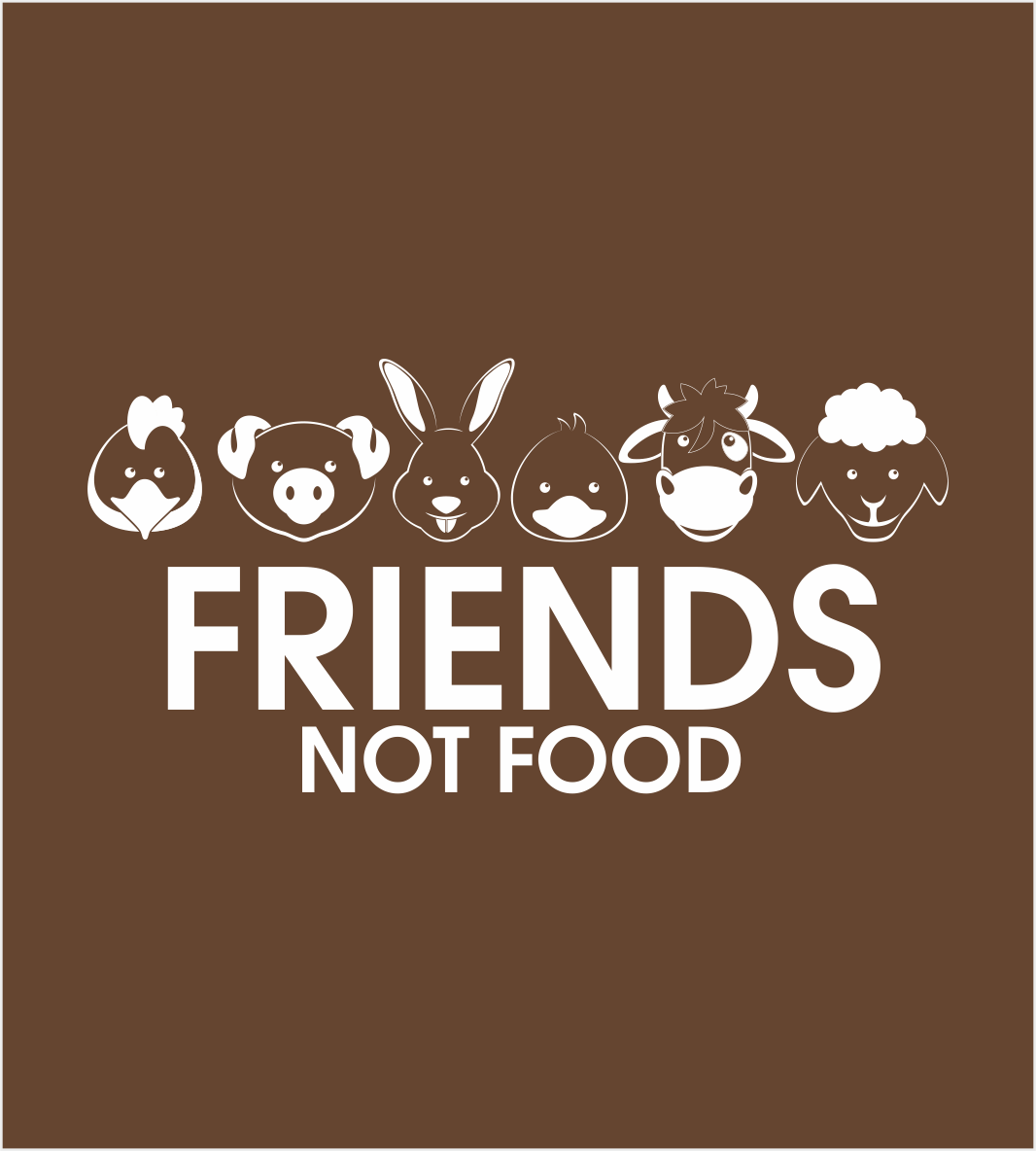 Vegan Shirt Braun Zoom