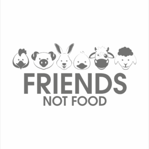 Friends not food Weiß