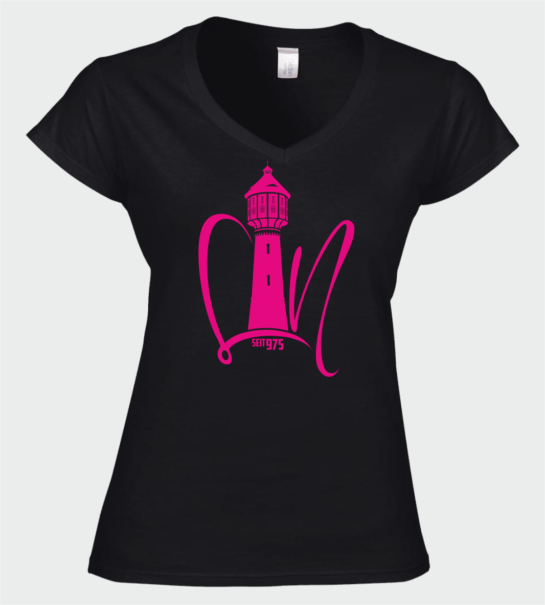 Lingener2 Schwarz Lady Vneck