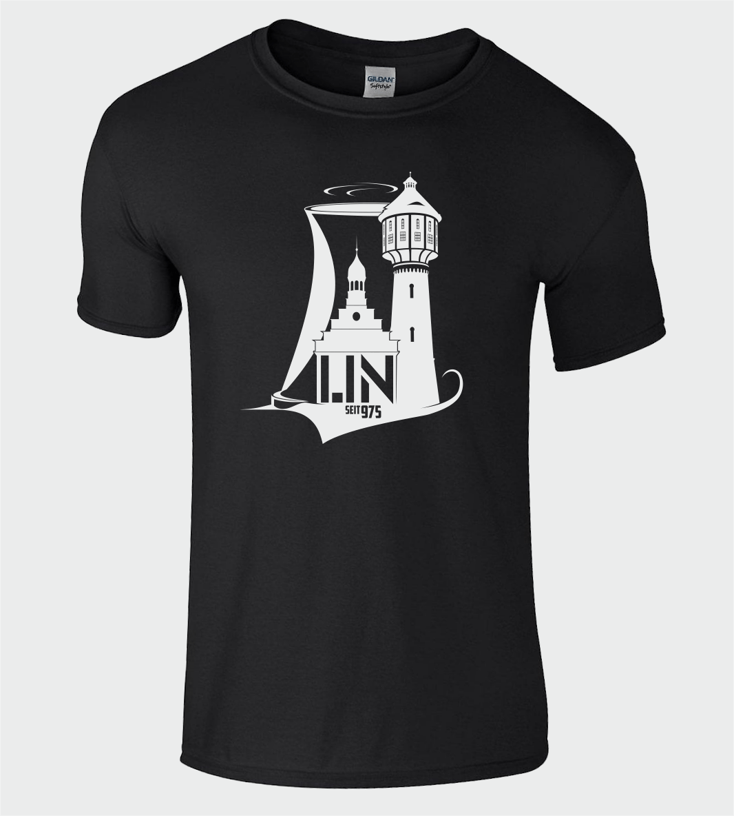 Lingener3 Schwarz Rundhals